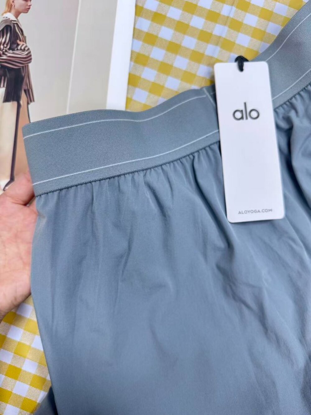 ALO Yoga Steel Grey Trouser💙💗Size XS-S (Regular) - Picture 5 of 9